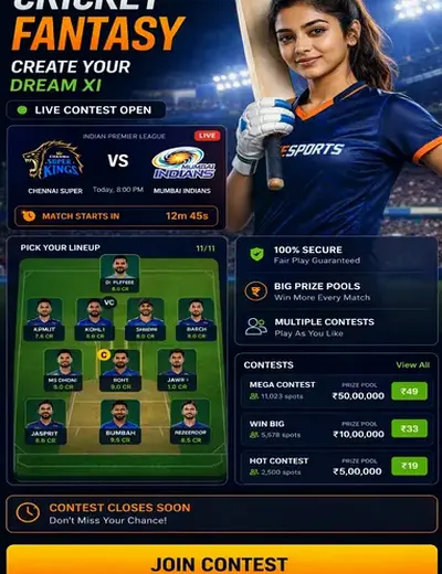 7 Satta (a 7 satta king) fantasy cricket & matchday visual 3
